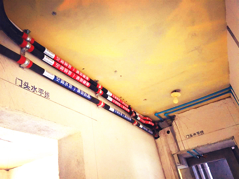 长沙梅溪湖中央空调施工案例图